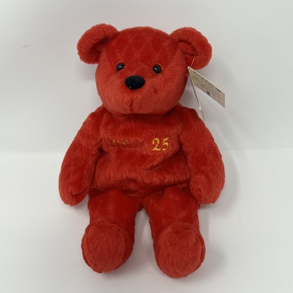 Salvino's Other - Salvinos Big Bammers Mark McGwire #25 Plush Bear 10 Inch Red MLB Collectible Toy
